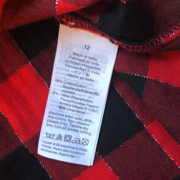 Crewcuts Plaid Blouse Top Tunic - Picture 9 of 9